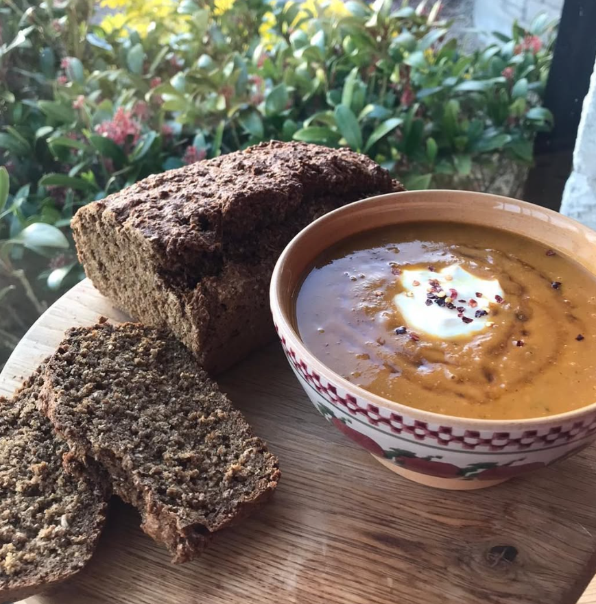 Honey Roasted Sweet Potato Soup